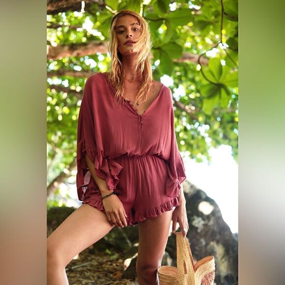 L*Space Emily Romper in Sahara - Picture 1 of 3